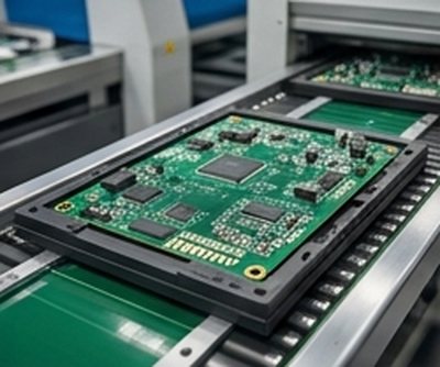 Composite solder pallet carrying a printed circuit board